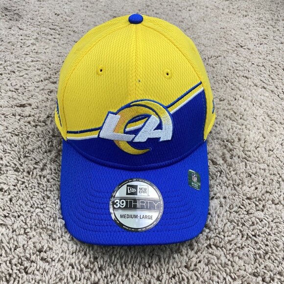 Los Angeles Rams New Era 39Thirty Hat 2023 Sidelines Alternate Blue Stretch M/L - Picture 8 of 8
